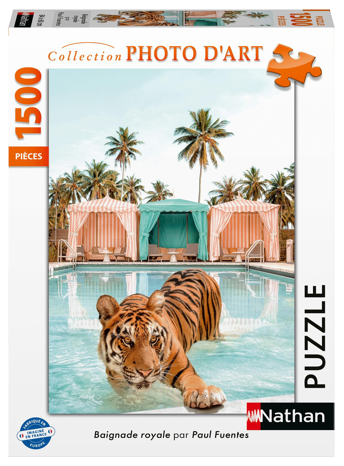 Nathan Puzzel van 1500 stukjes Koninklijk bad Ontwerp van Paul Fuentes 12001862