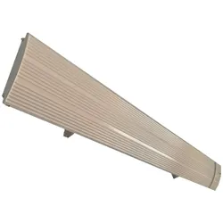 MPC MARBELLA 2400W Wand-Infrarotstrahler, weiß, keine Lichtemission, stranggepresstes Aluminium, mit Fernbedienung
