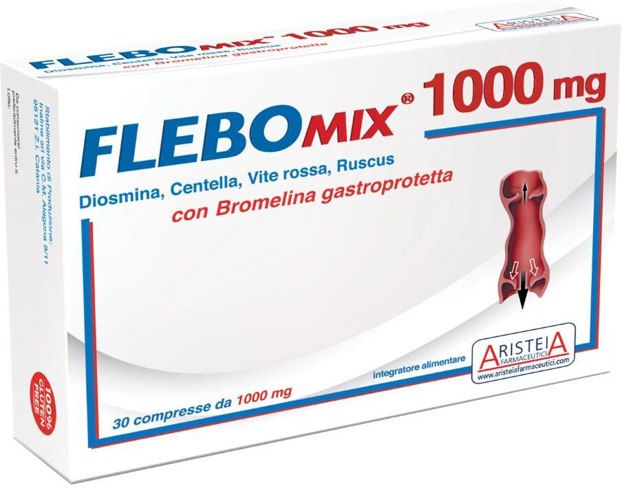 ARISTEIA FARMACEUTICI Srl Flebomix 1000 mg, 30 Compresse