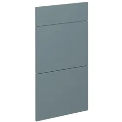 Vicco Küchenfront R-Line, Blau-Grau, 39.6 x 71.3 cm Möbelfront für den Schubladenunterschrank, Küchen Organizer, Blau, Grau