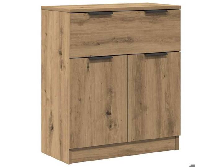 ESTINK® Buffet bas contemporain - Armoire Polyvalent - pour Cuisine/Salon - chêne artisanal 60x30x70 cm - bois d'ingénierie @@2266