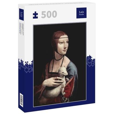 Lais Puzzle Leonardo da Vinci - Porträt einer Dame mit Hermelin 500 Teile