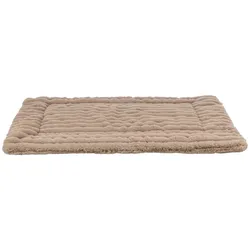 Trixie Liegematte Lonni Rib Samt Hellbraun (Hund, Katze), Hundebett + Katzenbett