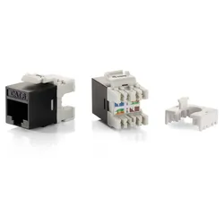 Equip Cat.6 ungeschirmter Keystone Jack LSA, schlanker Typ, 8 Stück/Packung