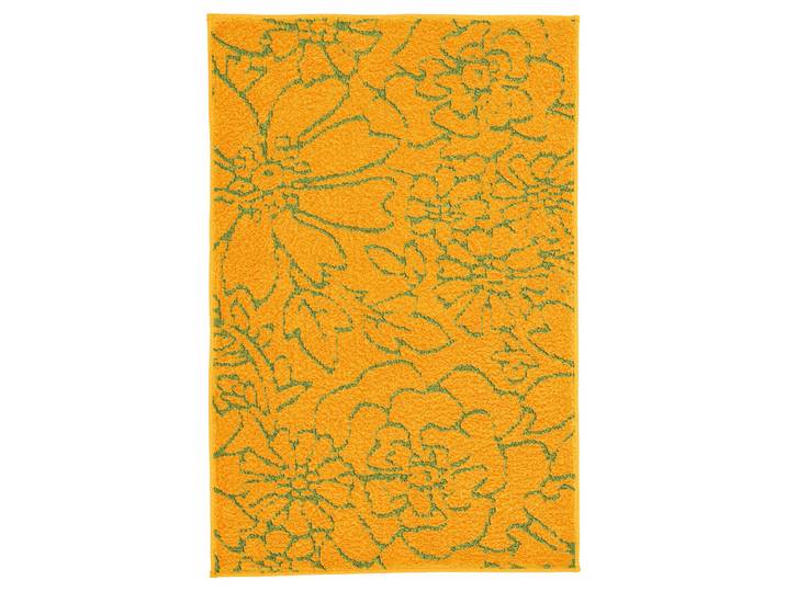 Tapis de bain Insa 60 x 90cm Orange/Jaune moutarde