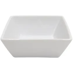 METRO Professional Tapasschale Vilo, Porzellan, 8 x 8 cm, eckig, weiß, 6 Stück