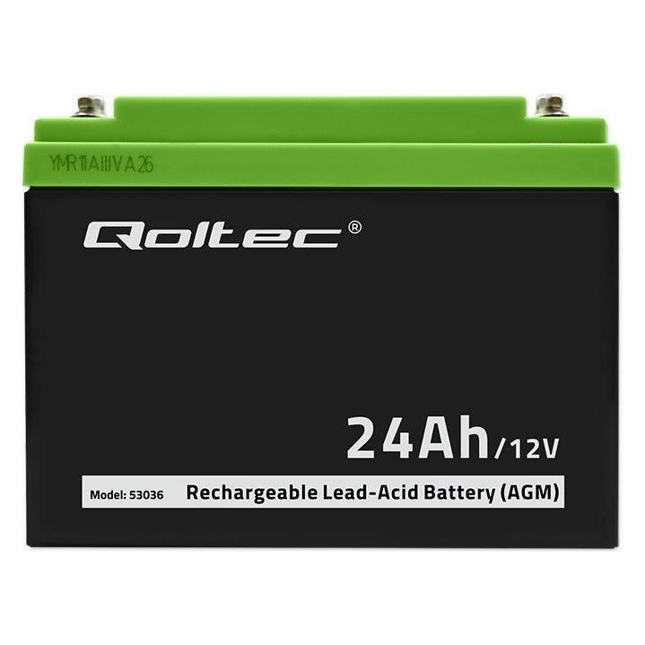 Qoltec AGM battery - UPS-batteri - Bly (53036)