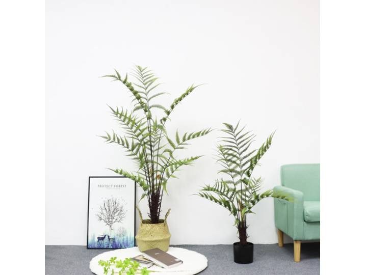 Nouveau Design plante de décoration intérieure Boston fougère artificielle arbre accessoires de décoration ornements plante verte artificielle