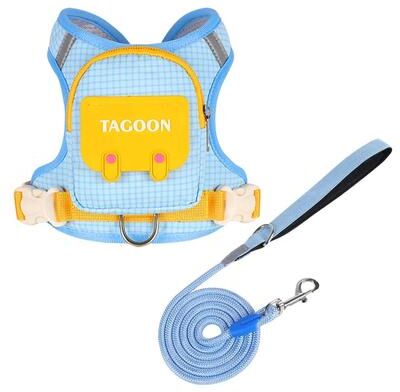 Inspire Essentials Reflective Pet Harness And Leash Set With Storage Backpack 8 s