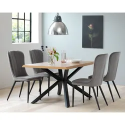 designline »Arno« Esstisch Eiche natur  – erhältlich in 3 Größen
