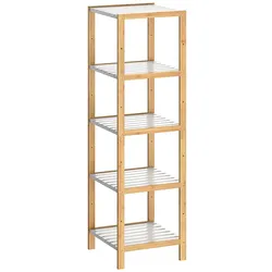 Casaria Standregal Bad Badregal Holz Bambus 5 Etagen