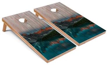 Skip's Garage Mountain View 2x4 Cornhole Board Set