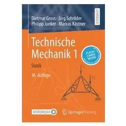 Technische Mechanik 1, Fachbücher von Markus Kästner, Jörg Schröder, Dietmar Gross, Philipp Junker