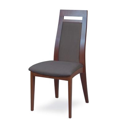Esszimmerstuhl HOME AFFAIRE "CLIO", nuss, ash, nussbaum, B:48cm H:101cm T:58cm, Massivholz, Stühle, Stuhl mit wasserabweisender Stoff