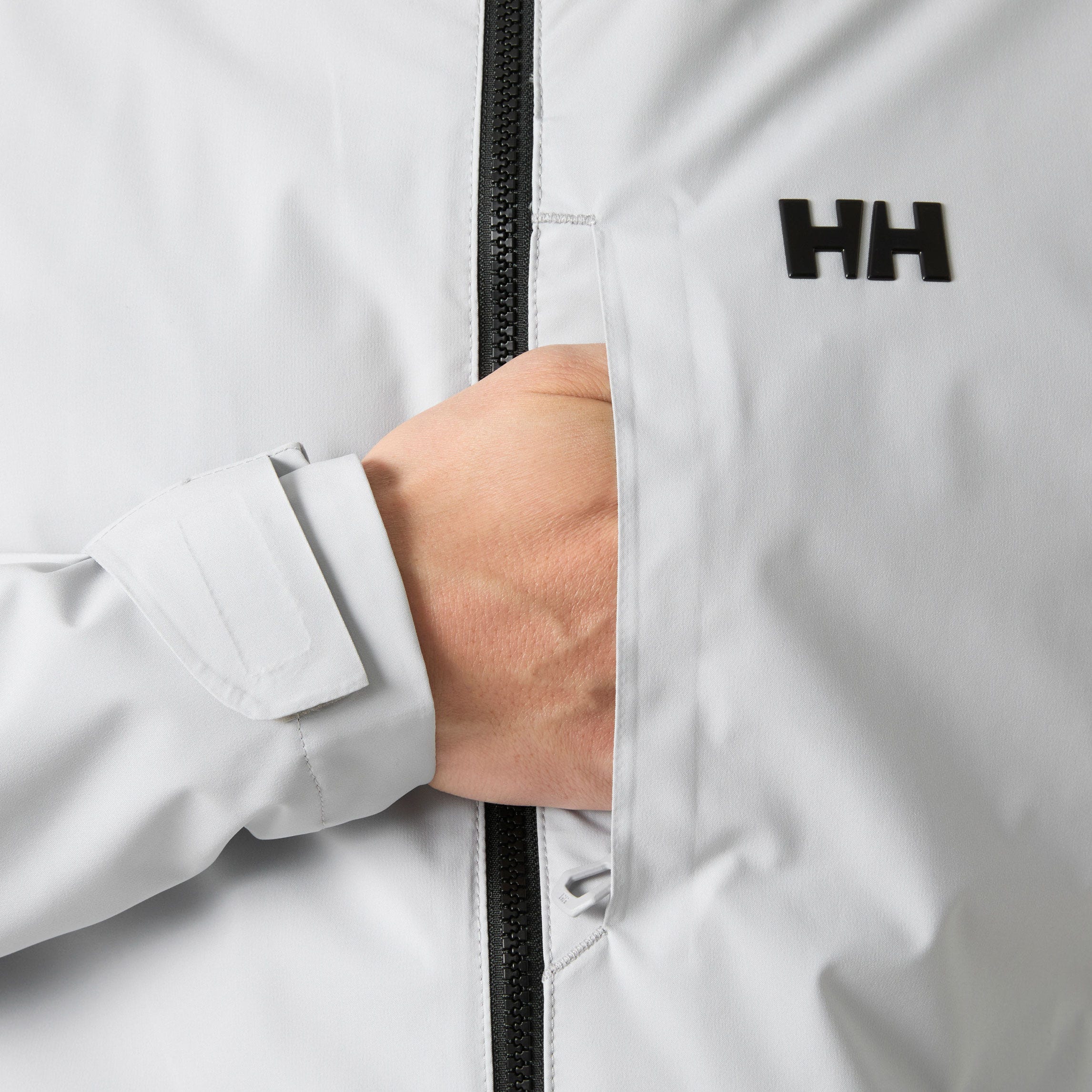 Helly Hansen Men's Hp Racing Hooded Jacket 2.0 - Grey - 2XL