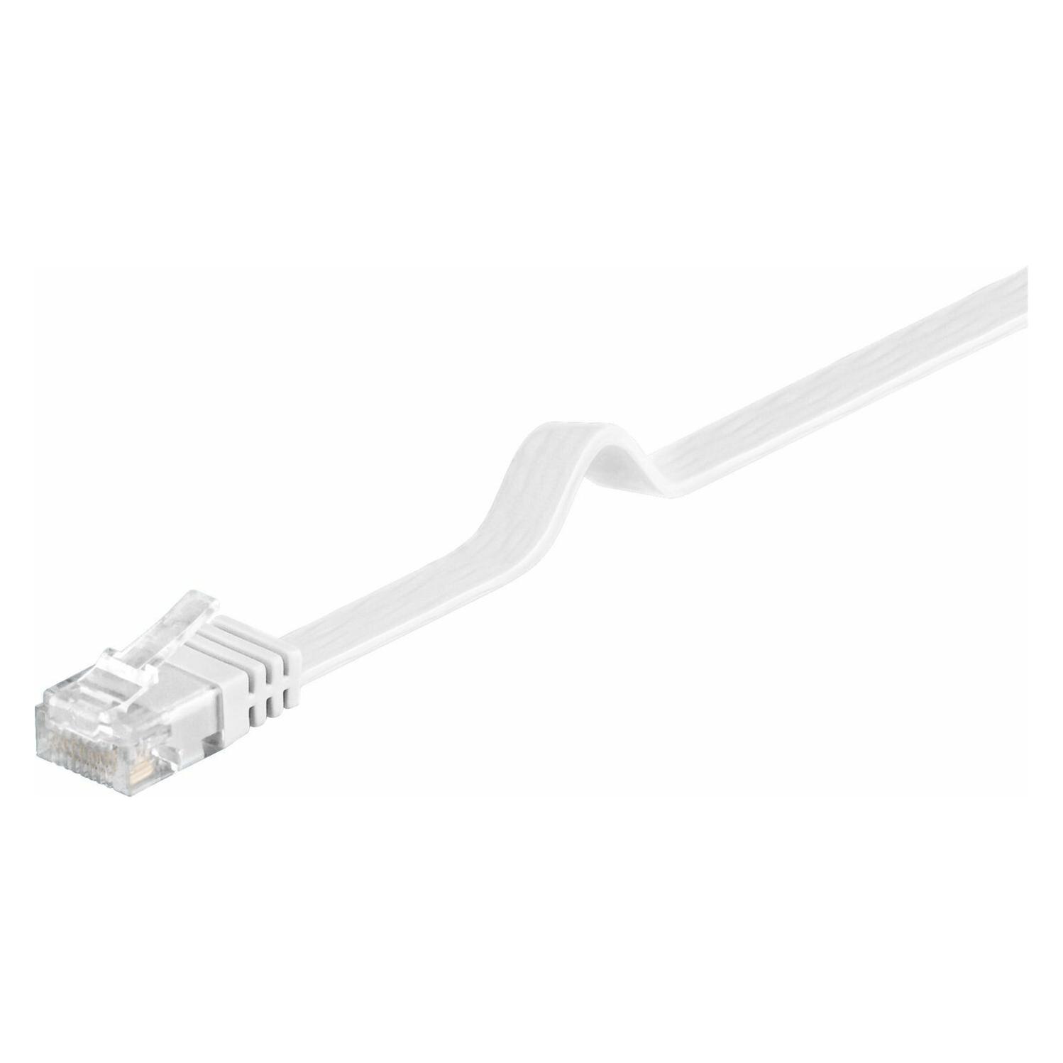 MicroConnect Netzwerkkabel (U/UTP, CAT6, 15 m) (V-UTP615W-FLAT)