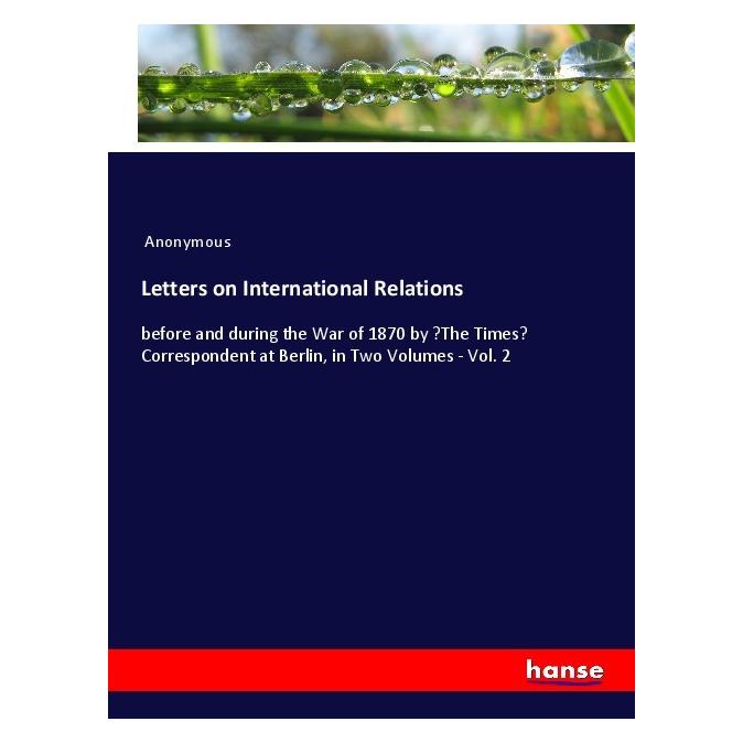 Hansebooks Letters on International Relations (Softcover, Anonymous) (56205931)