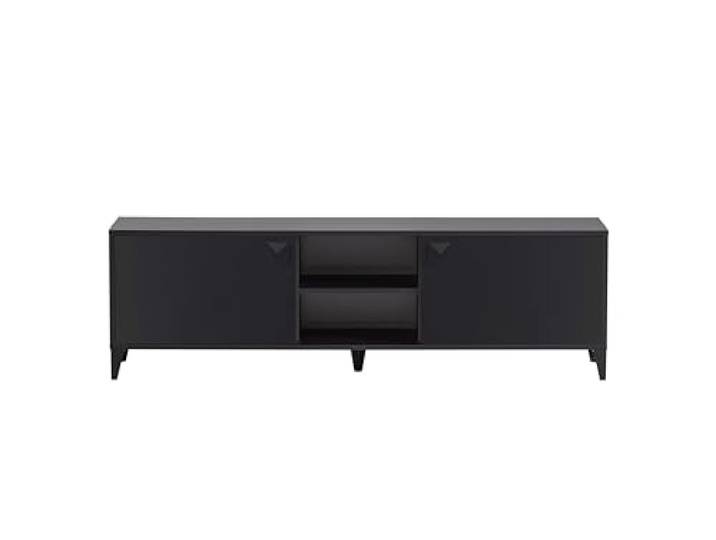 LOOKS by Wolfgang Joop Lowboard Classic, schwarz matt, 160 x 39 x 48,7 cm