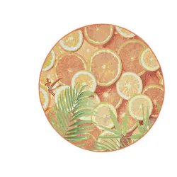 SANSIBAR Sylt Outdoorteppich   ¦ orange ¦ Synthetische Fasern ¦ Maße (cm): B: 160 H: 0,5