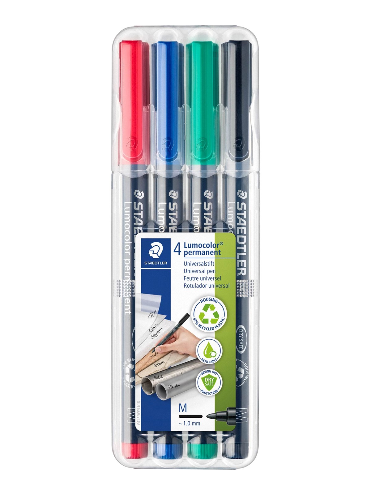 Staedtler Universal pen Lumocolor perm M 4pcs