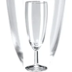 aro Sektglas, Glas, 15 cl, geeicht, 12 Stück
