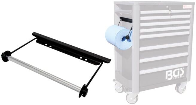 BGS Support à rouleaux de papier pour servante d'atelier PROFI ; BGS technic (67161)