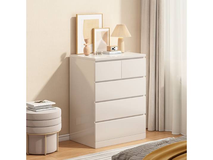 Armoire de rangement blanche simple et moderne pour chambre à coucher, armoire de rangement pour salon, armoire à tiroirs contre le mur