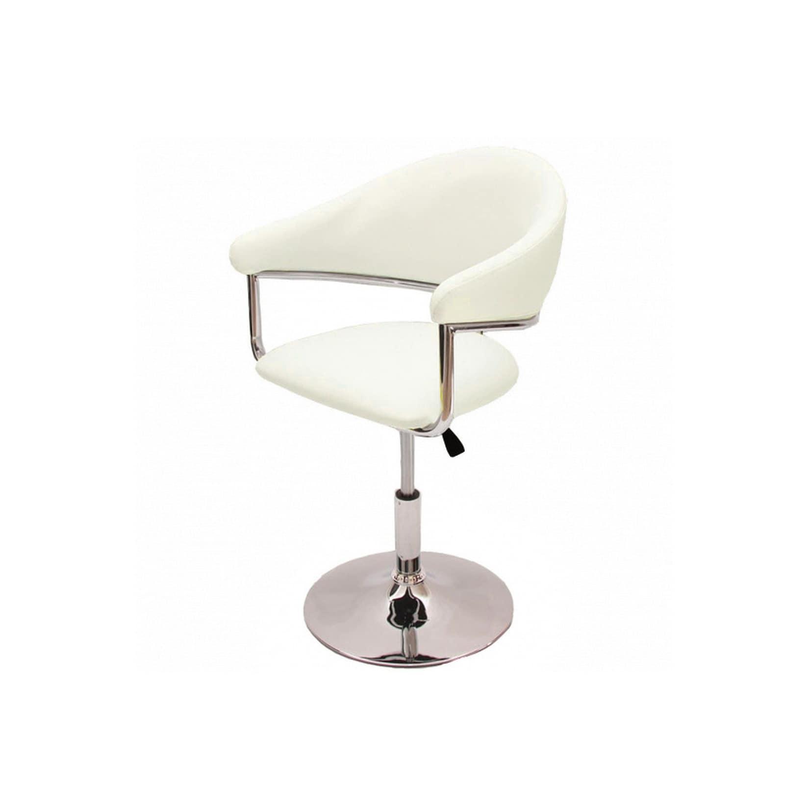 Barhocker Civitavecchia, Barstuhl Tresenhocker Lounge Stuhl, Kunstleder ~ creme