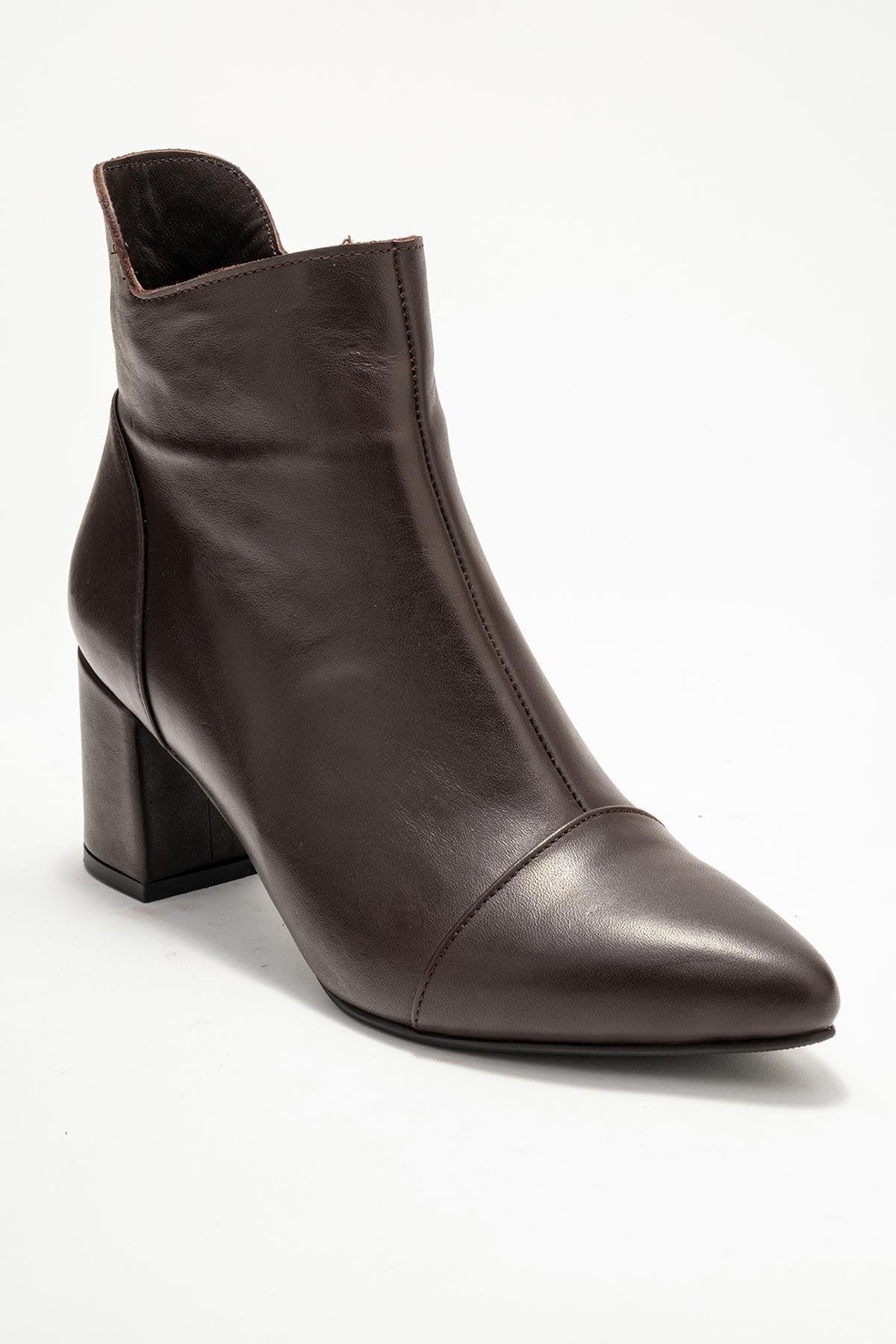 Gael Leder Blockabsatz Stiefel