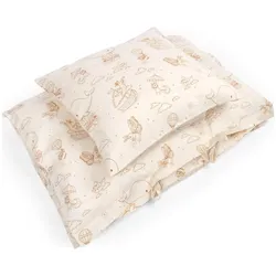 Filibabba, Kinderbettwäsche, - Baby bed linen - Dreamy Adventurers - Hvid - 70x100 cm (FI-03808) (100 x 70 cm, 45 x 40 cm)