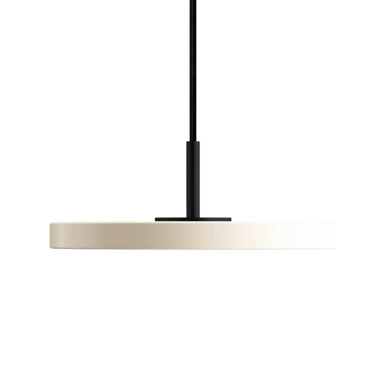 Umage Asteria Hanglamp Micro Pearl White/Black Top - Metaal