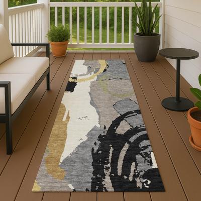 Addison Rugs Machine Washable Indoor/ Outdoor Modern Limon Chantille Rug