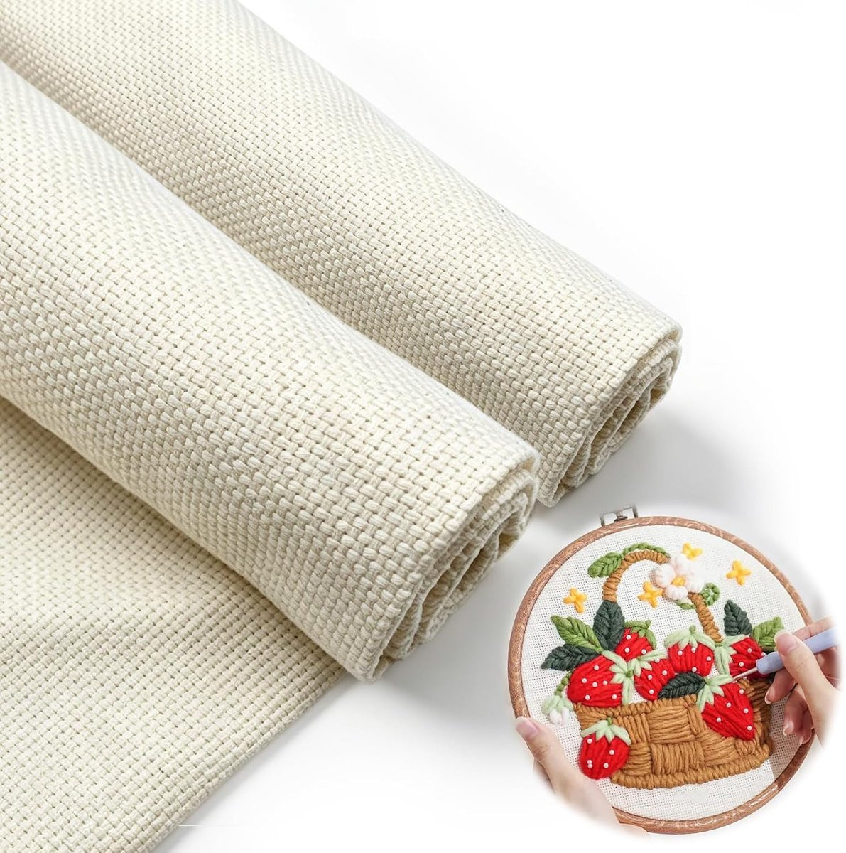 Primaire tuftingdoek voor stof punch naald, 49 x 65 cm