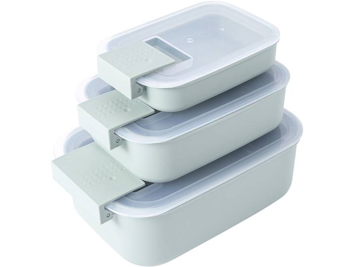 Aufbewahrungsbox Lou B 29.2 cm T 20.9 cm - Farbe: mistral - Material: Polypropylen