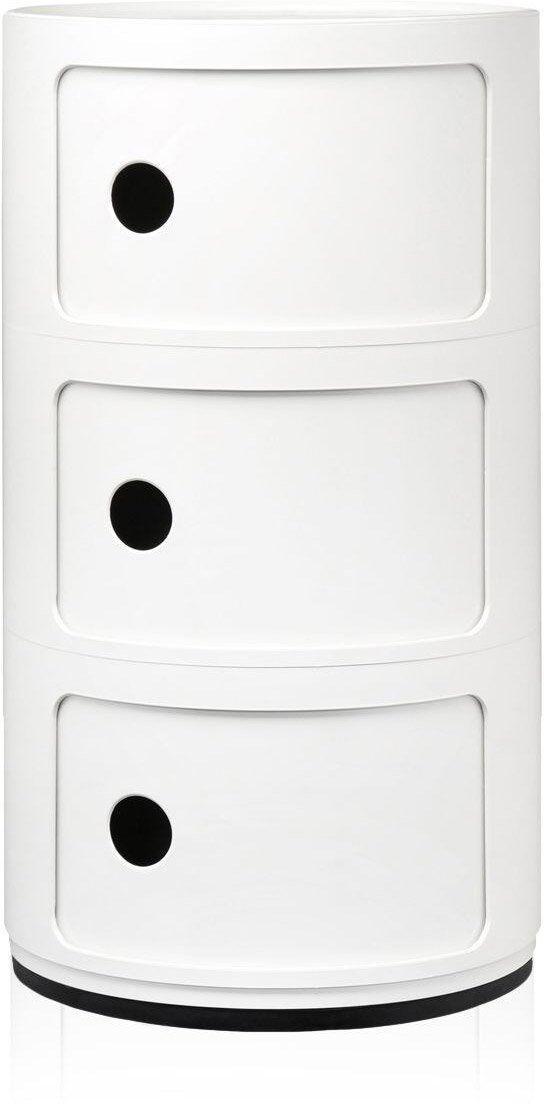 Kartell Componibili 3 Elemente Container (weiß) weiß