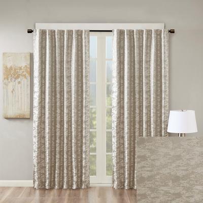 Kodotan sofa Jacquard Lined Total Blackout Rod Pocket/Back Tab Curtain Panel(Only 1 Pc Panel)
