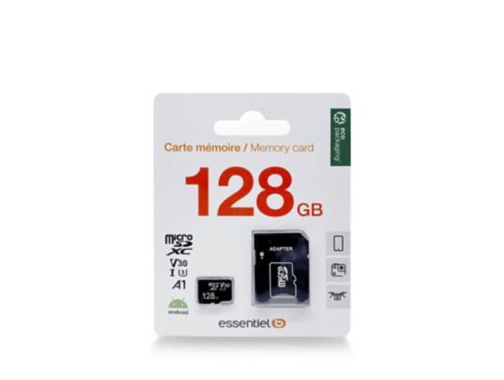 Essentielb - Carte Micro Sd 128go Micro Sdxc