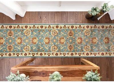 Well Woven Custom Size Runner Timeless Abbasi Traditional Stair Rug