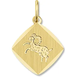 Sternzeichenanhänger ONE ELEMENT "Widder Sternzeichen Anhänger aus 333 Gelbgold", gold, Schmuckanhänger, Damen, Widder, Gelbgold 333 Gold, Gelbgold 333, Gold, Individuell & symbolisch – ein liebevolles Geschenk für besondere Menschen