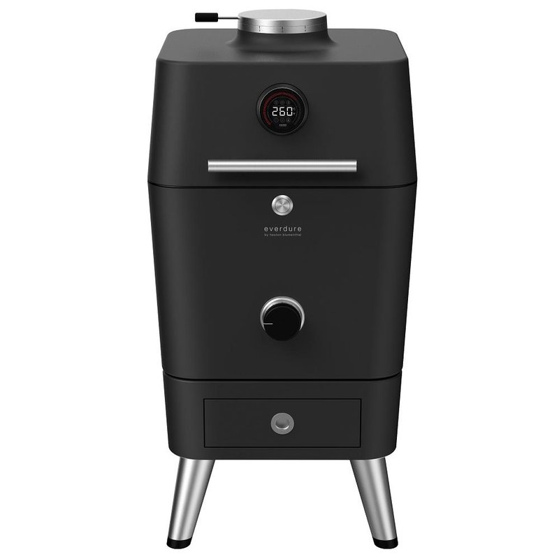 Everdure HBCE4KGEU, Grill, Schwarz, 46 cm, 4 Bein(e), Anthrazit, 70 kg