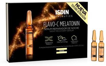 Isdinceutics Flavo-C Melatonin Night Recovery Serum 10 ampolas