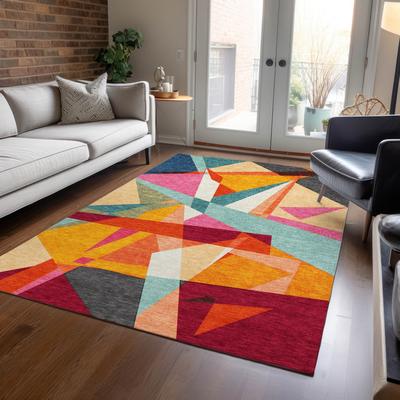 Addison Rugs Machine Washable Indoor/ Outdoor Funky Abstract Chantille Rug
