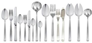 Mepra Sole Flatware Set - 126 Pieces - Stainless Steel