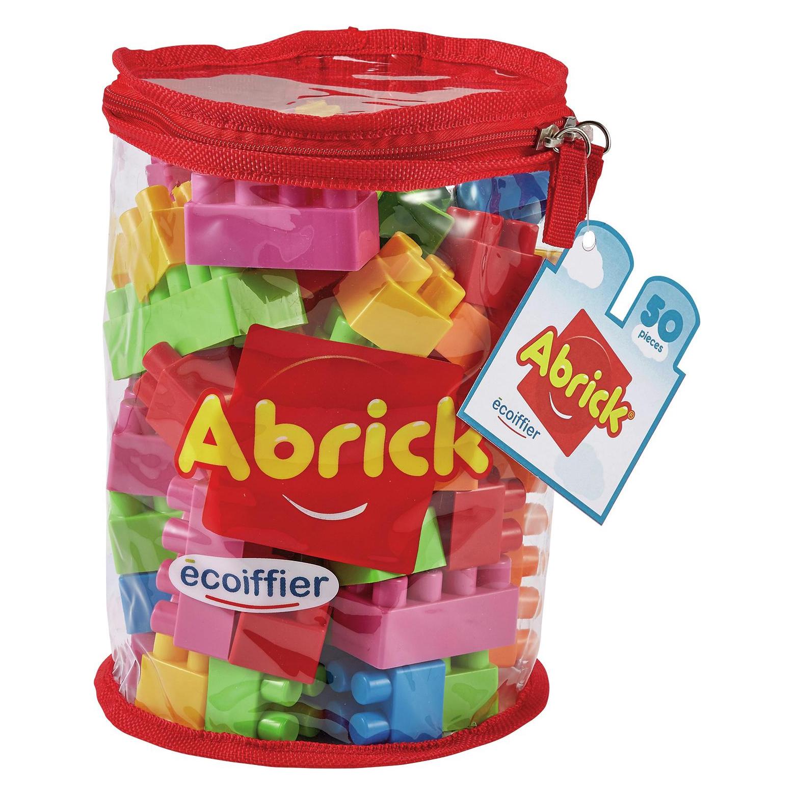 Ecoiffier Rote Tasche Tube Abrick 50 Stück (41300311)