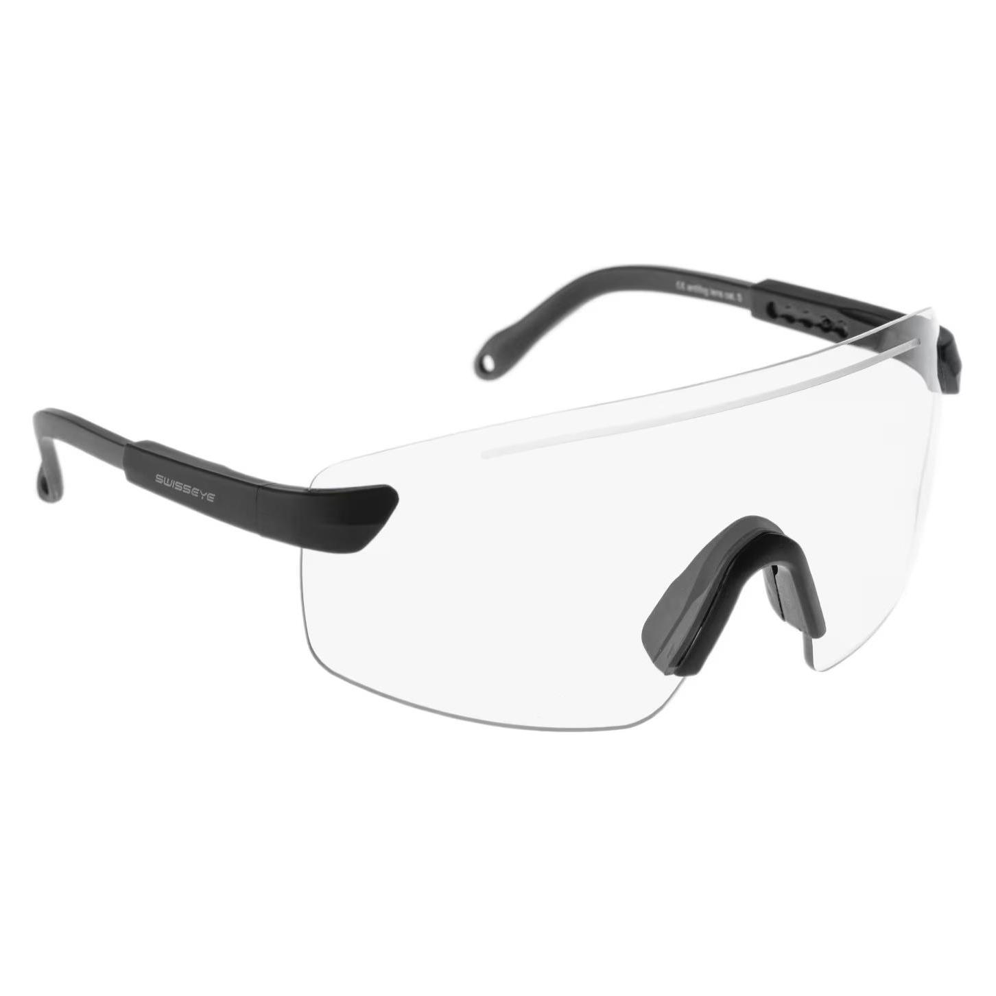 Swiss Eye Brille Defense rubber black, clear (SE-40414)