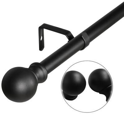 Chichoice Adjustable Single Window Curtain Rod Versatile and Durable
