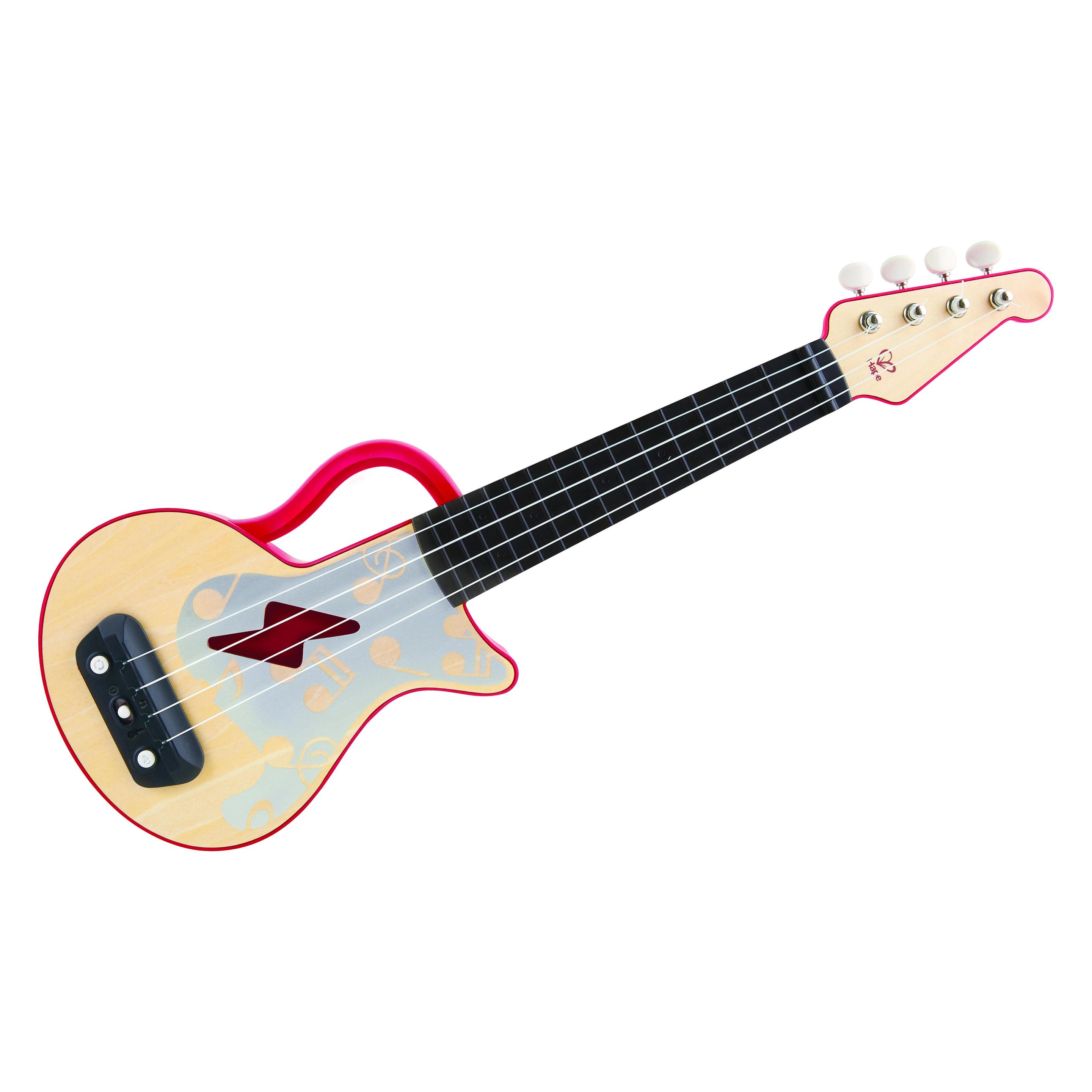 Hape Elektrische Lern-Ukulele, Rot (E0624)