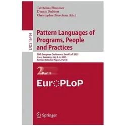 Pattern Languages of Programs, People and Practices, Fachbücher von Christopher Preschern, Dennis Dubbert, Tsvetelina Plummer