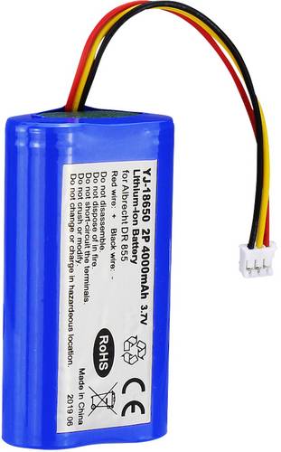 Albrecht 4000mA DR 855 / DR 860 / DR 862 Radio-Akku 3.7V 4000 mAh
