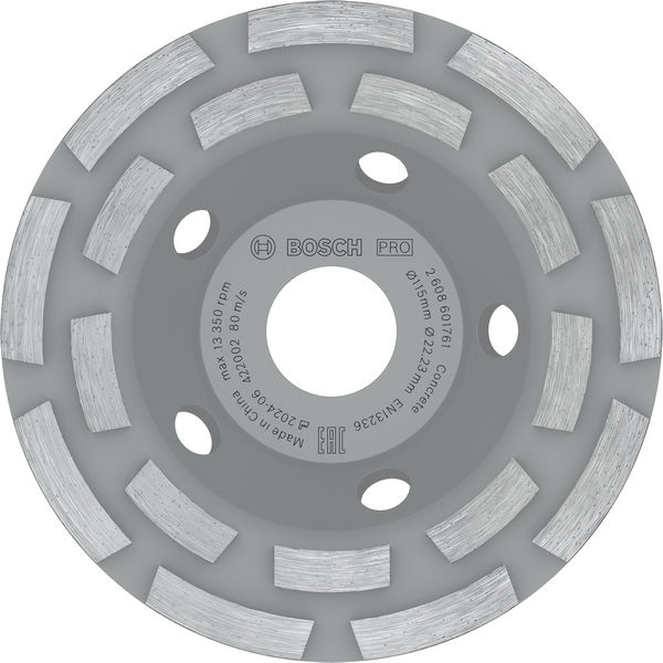 Bosch PRO Concrete Schleifkopf, 50 x 115 mm, 22,23 mm 2608601761